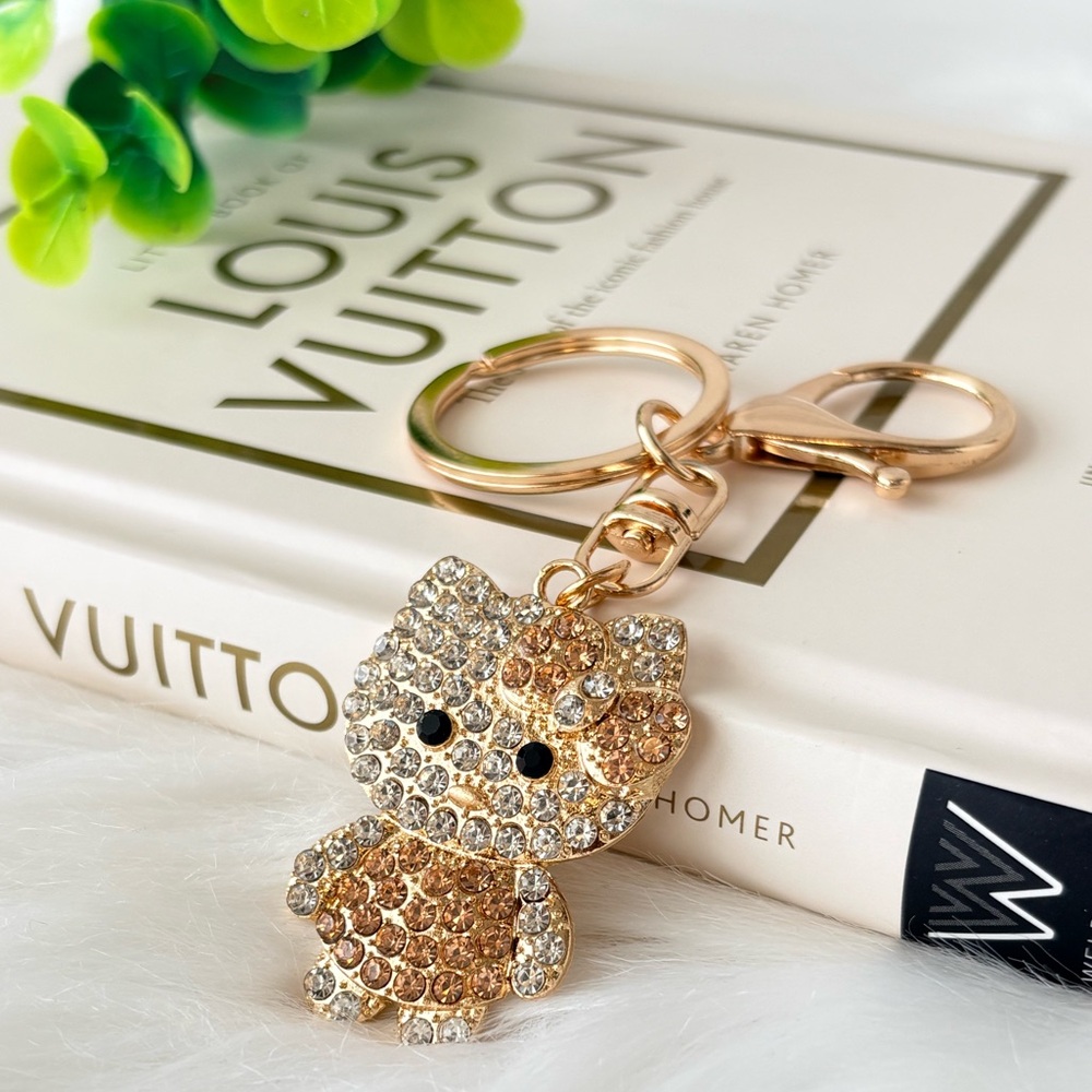 Hello Kitty Orange Keychain/Bag Charm
